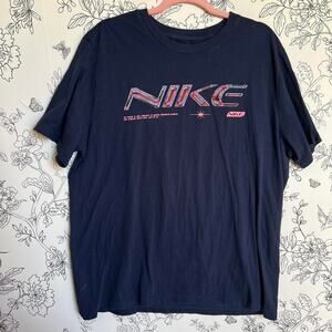 Nike navy blue graphic tshirt